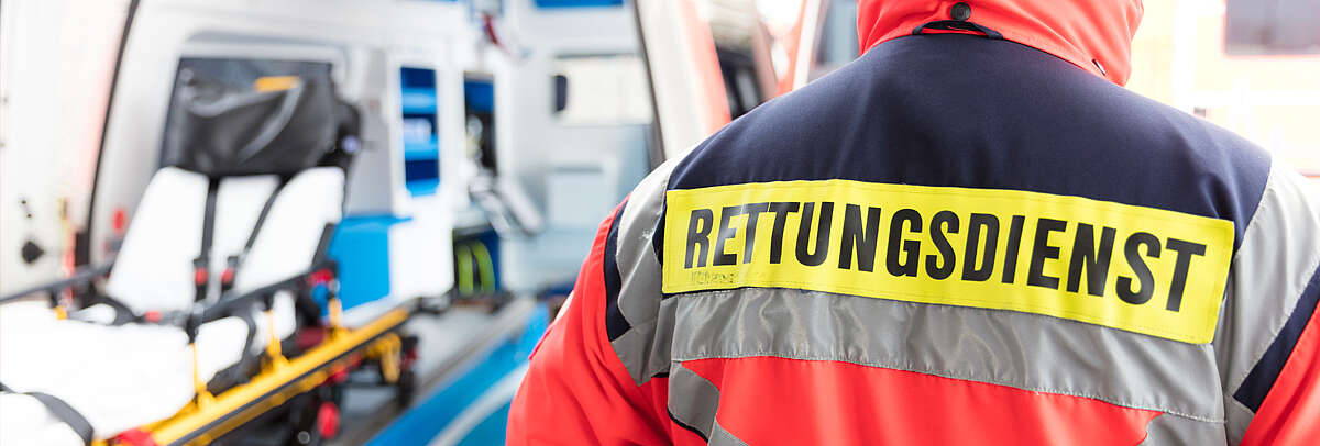 Ein Einsatz des Rettungsdienst bei einem Einsatz mit PSU-Kräften